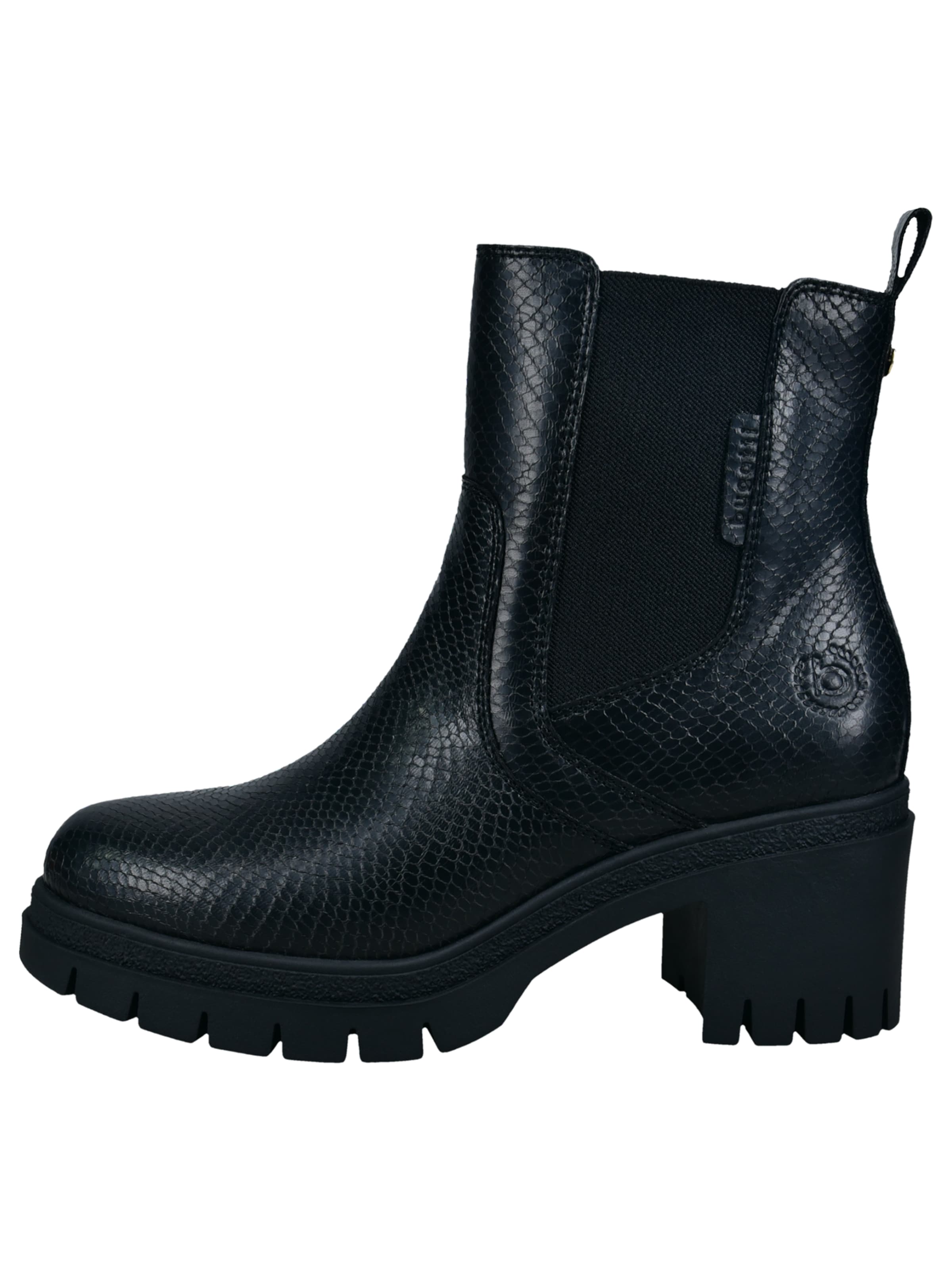 bugatti Stiefelette in Schwarz