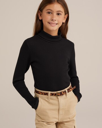 WE Fashion Shirt in Black: front