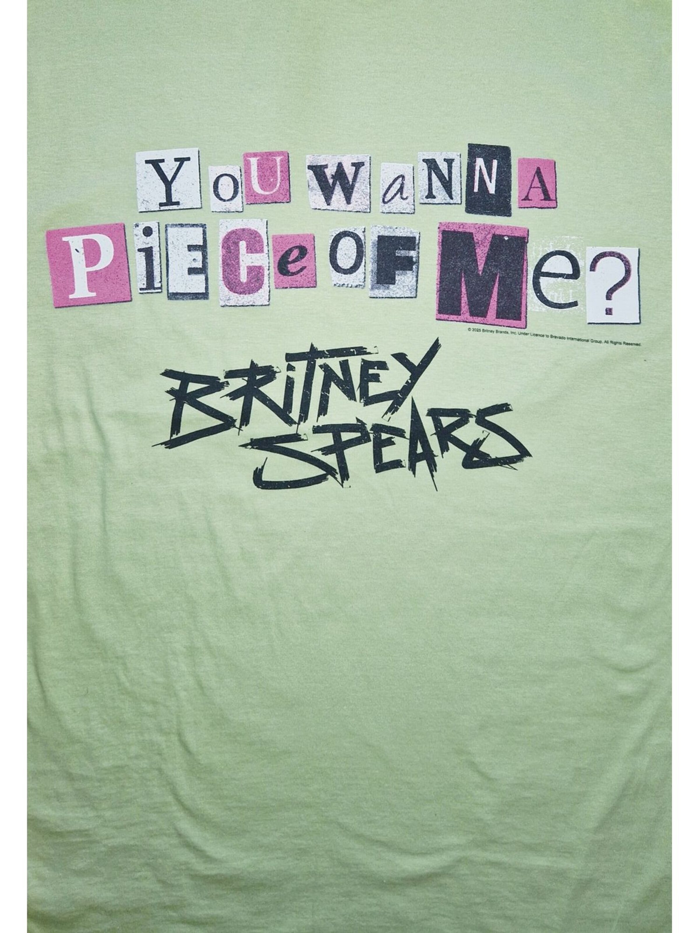 Britney Spears Collection - Camiseta 'Britney Spears Piece Of Me T-Shirt' en verde