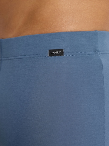 Hanro Boxershorts ' Cotton Essentials ' in Blauw