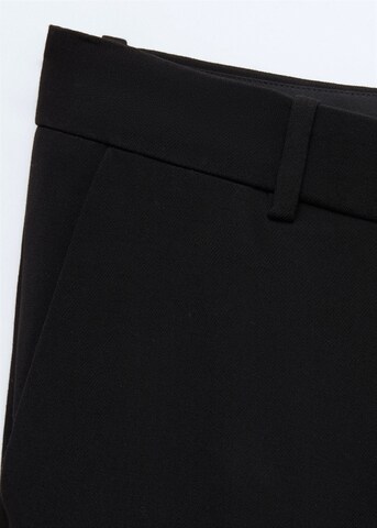 MANGO Wide leg Trousers 'HONEY' in Black