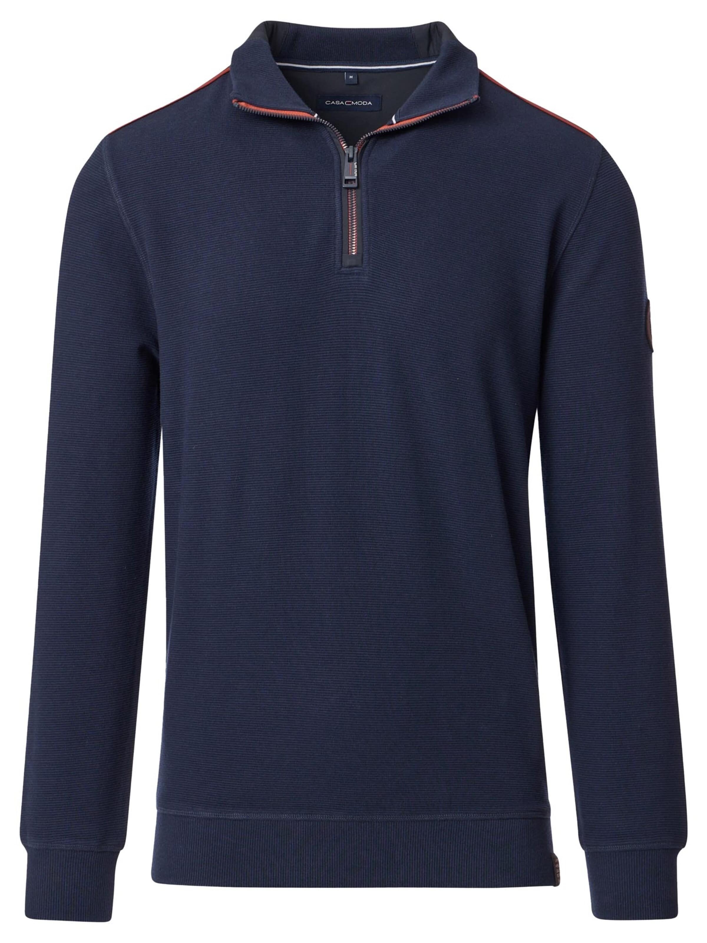 CASAMODA Sweatshirt 'Basic'‌‌‌‌‌‌‌‌ in Blau: Vorderseite