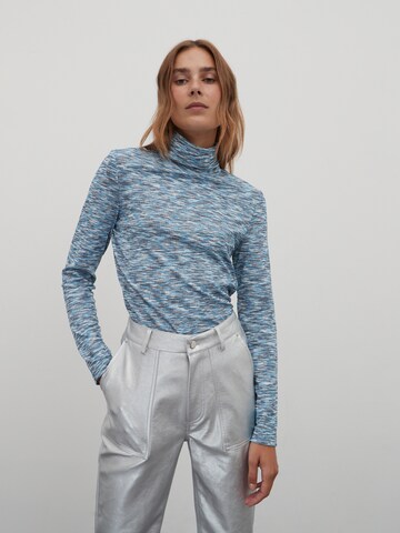 EDITED Shirt 'Alicia' in Blauw: voorkant