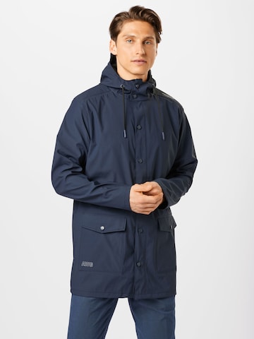 Veste outdoor 'Erik' Weather Report en bleu : devant