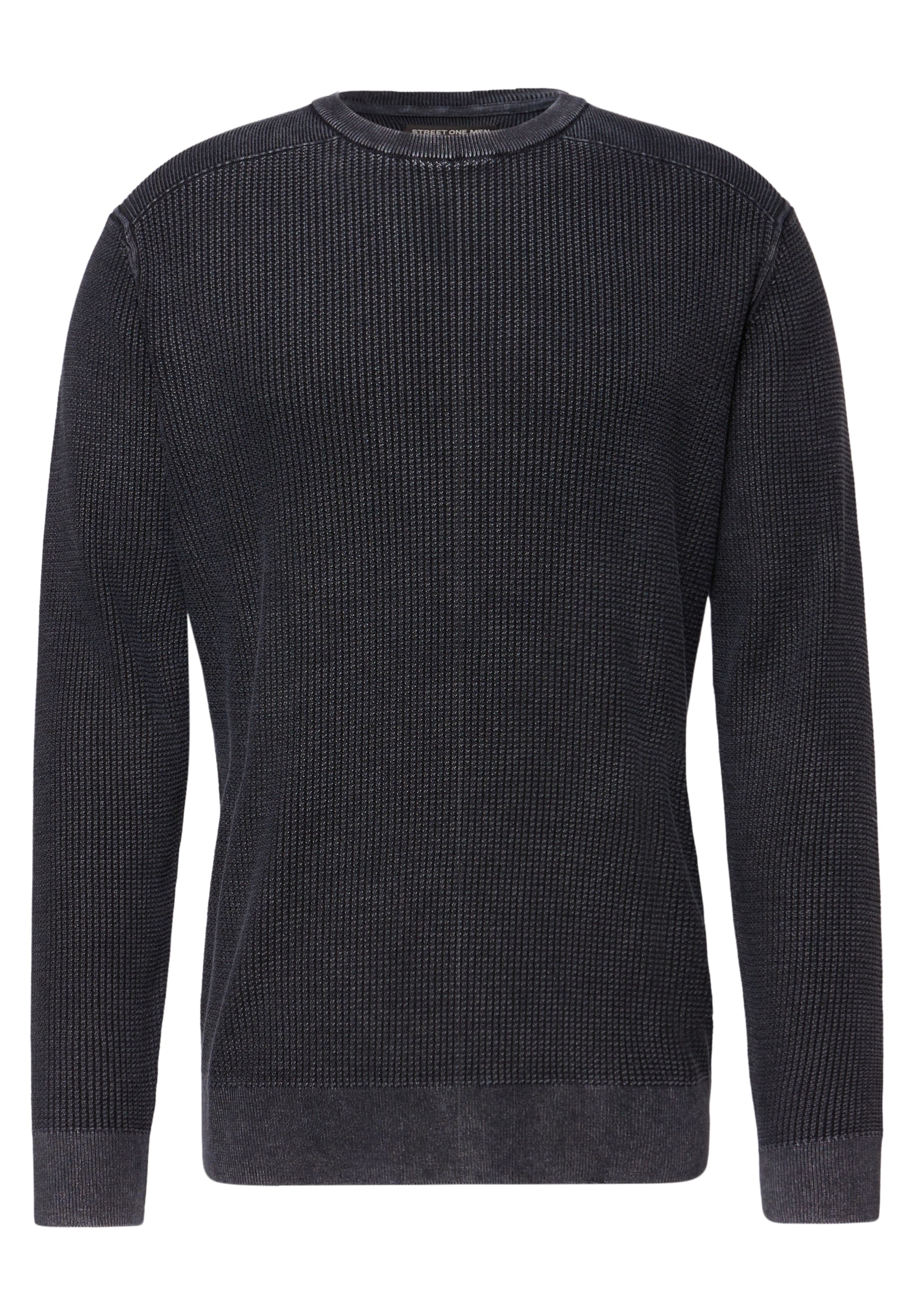 Street One MEN Pullover in Blau: Vorderseite