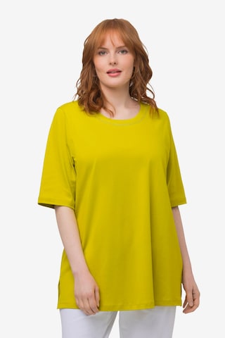 T-shirt Ulla Popken en jaune : devant