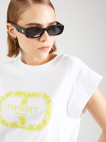 Twinset قميص بلون أبيض