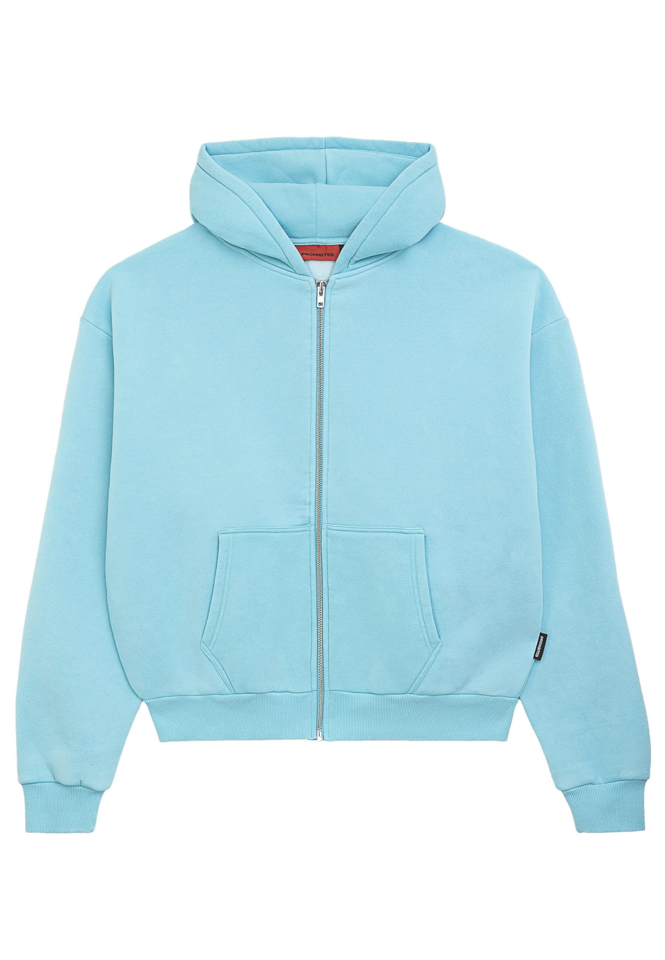 Prohibited Суичъри с качулка в синьо: отпред