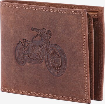 Porte-monnaies Sergio Valentini en marron : devant