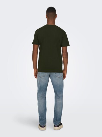 Only & Sons T-Shirt 'Max' in Grün