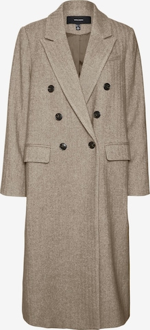 VERO MODA Between-Seasons Coat in Brown: front