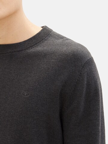 TOM TAILOR Sweater in Grey