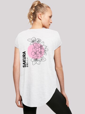 T-shirt 'Sakura' F4NT4STIC en blanc
