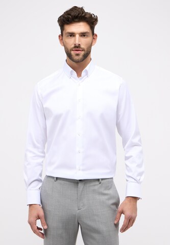 ETERNA Regular fit Button Up Shirt in White: front