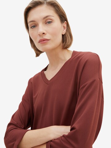 T-shirt TOM TAILOR en marron