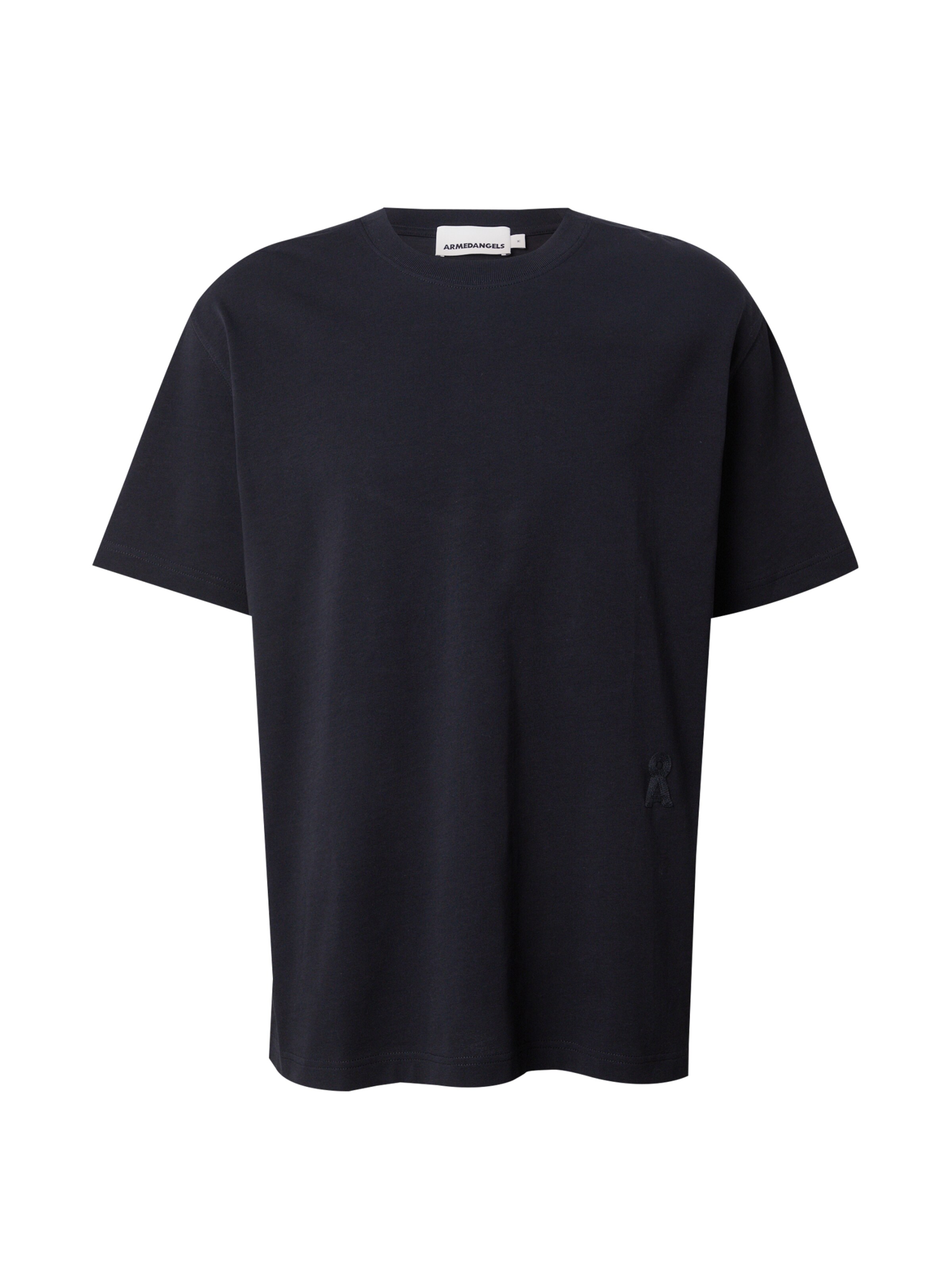 ARMEDANGELS T-shirt 'AADRU' i svart: framsida