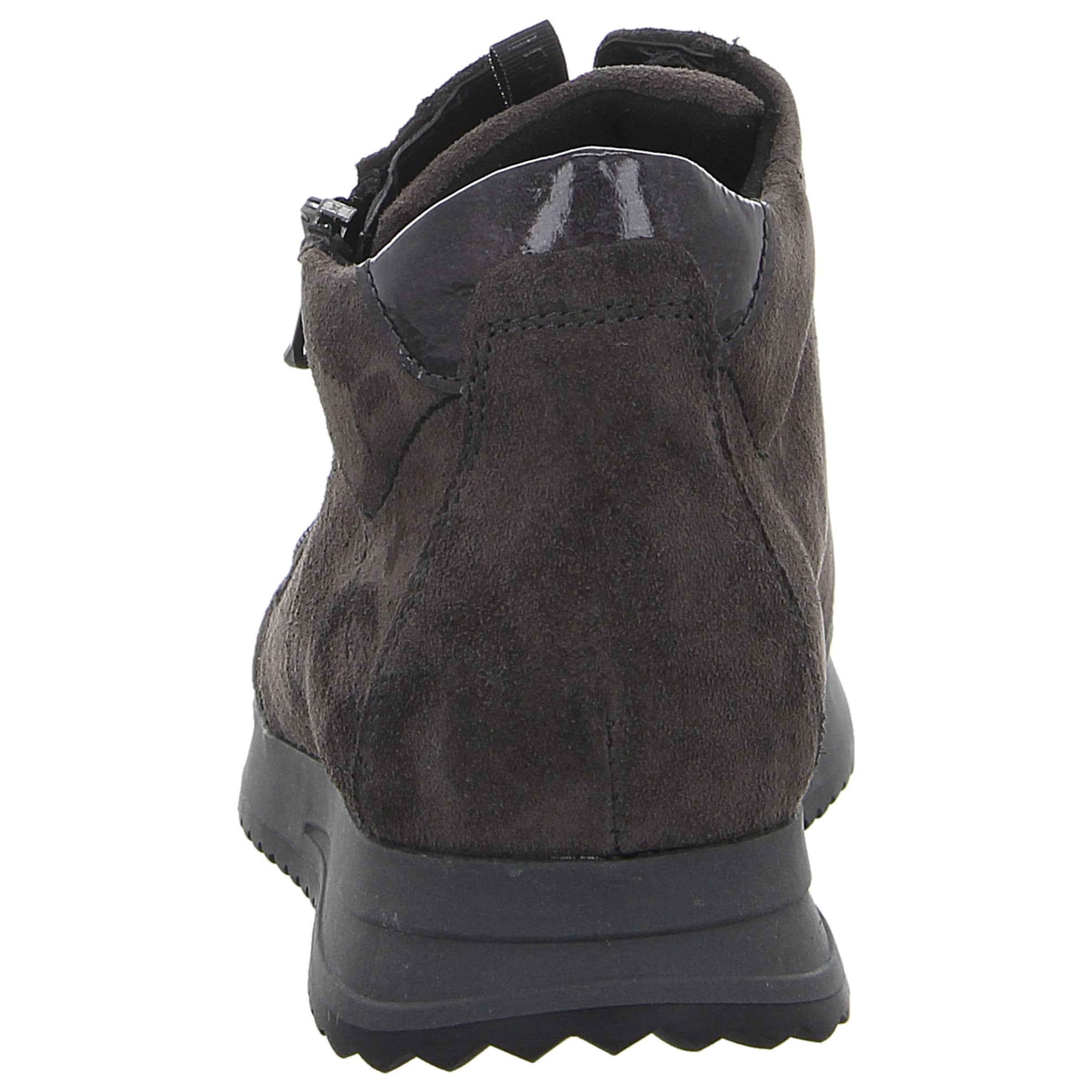 WALDLÄUFER Lace-up bootie 'H-Vicky' in Grey