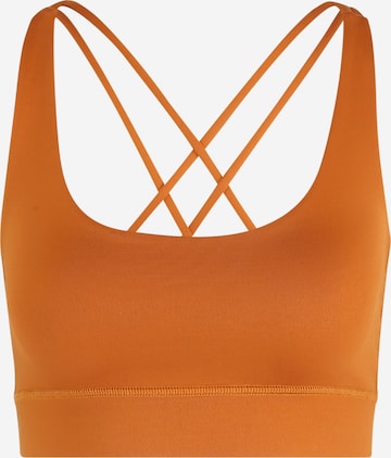 Hey Honey Bustier Sport-BH 'Criss' in Braun: predná strana