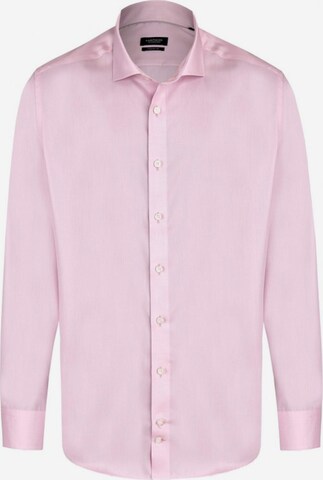 Hatico Regular fit Button Up Shirt in Pink: front