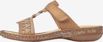 Rieker Mules 'Bridge' in Brown