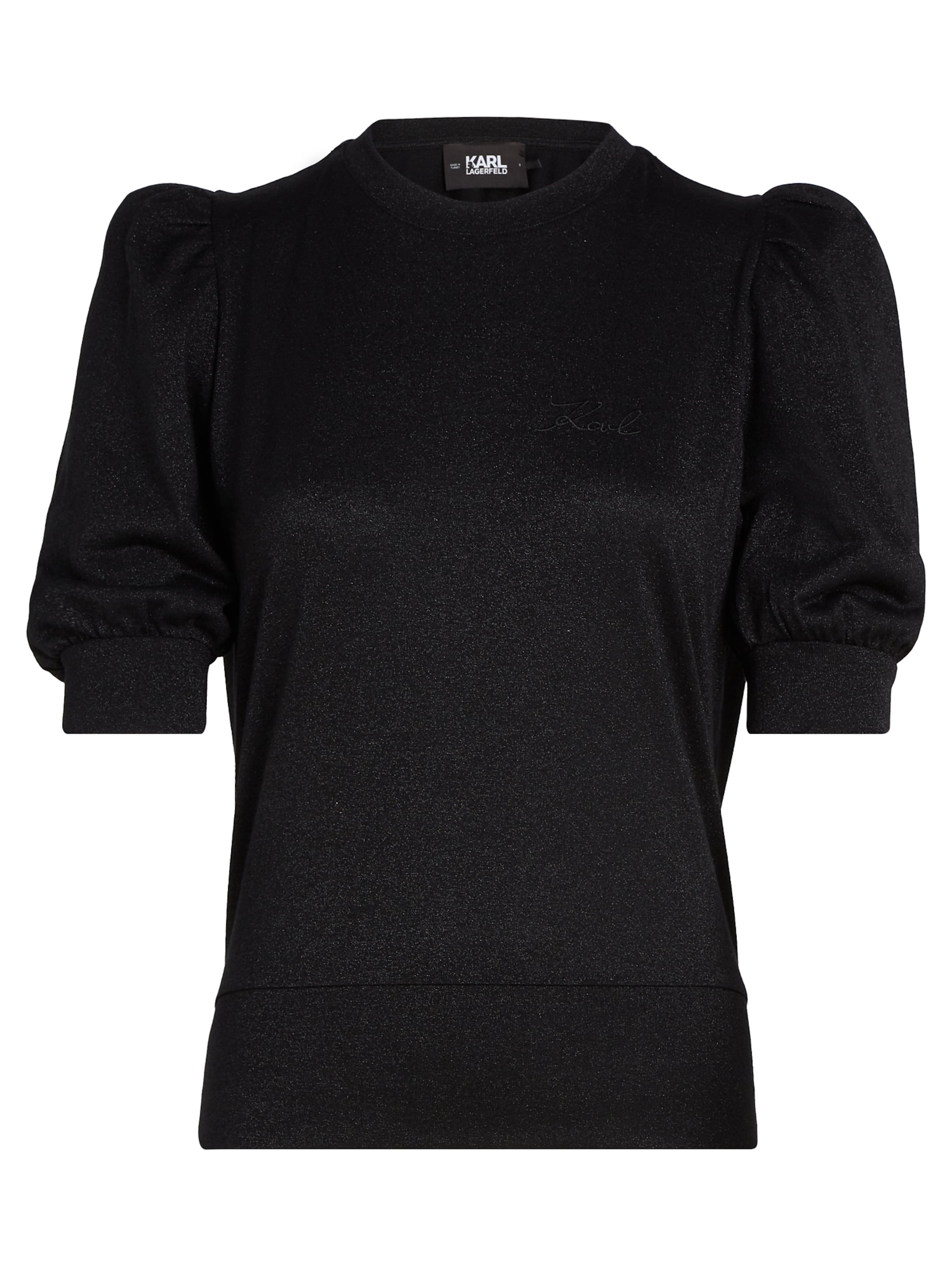 Karl Lagerfeld - Sweatshirt em preto: frente