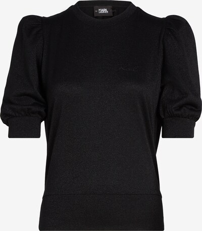 Karl Lagerfeld Sweat-shirt en noir, Vue avec produit