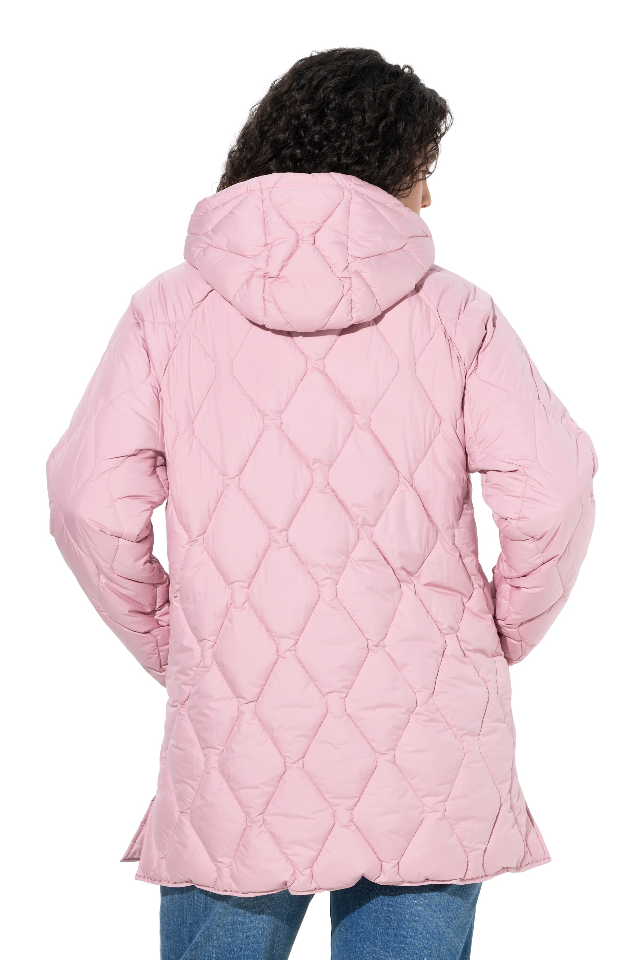 Ulla Popken Winterjas in Roze