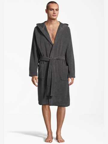 SEIDENSTICKER Long Bathrobe 'Loungewear' in Grey