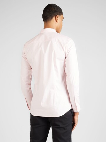 JACK & JONES Slim Fit Skjorte 'PARMA' i pink