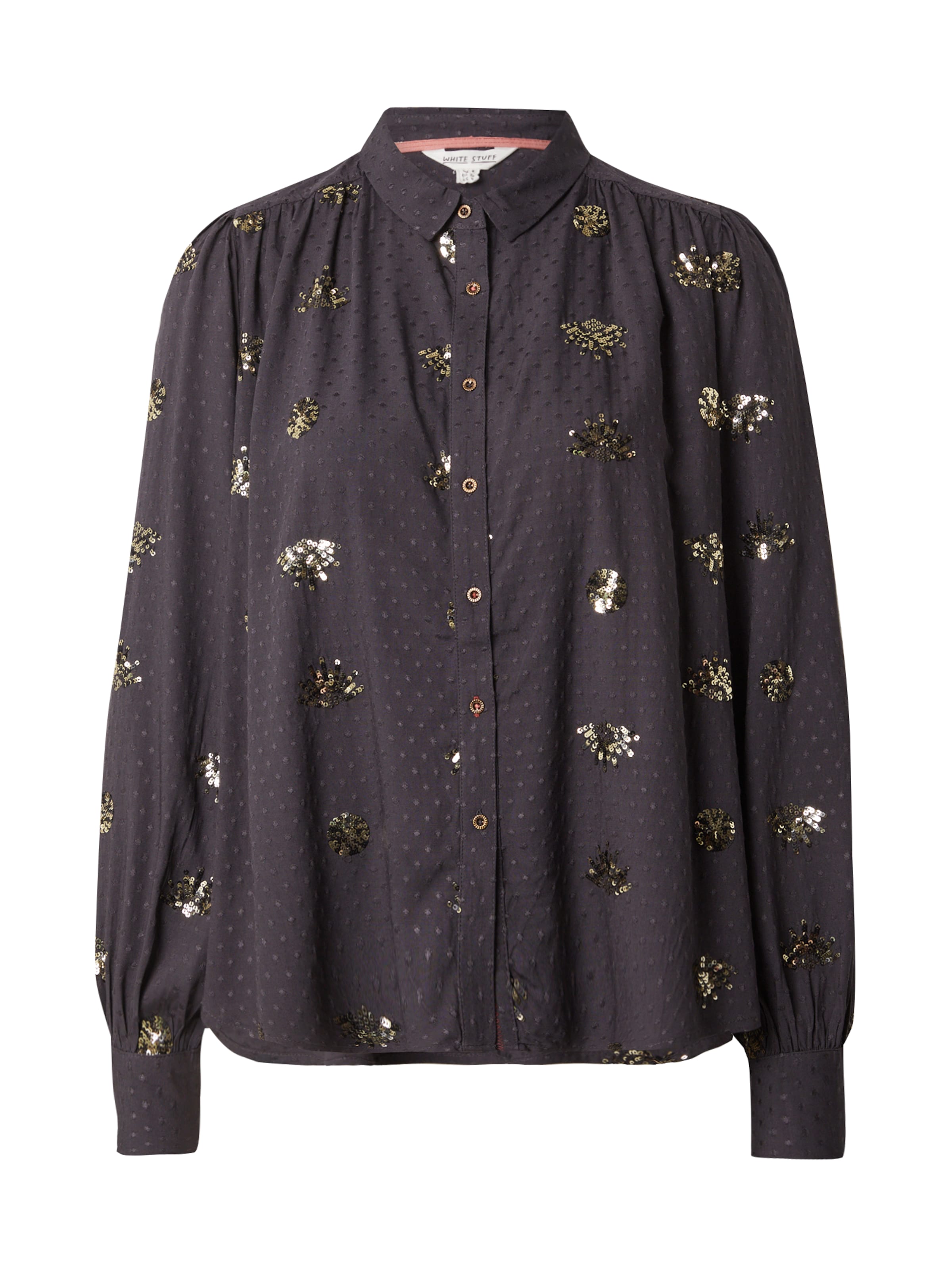 Chemisier WHITE STUFF en gris : devant