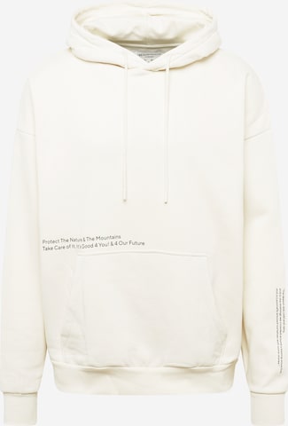 TOM TAILOR DENIM Sweatshirt in Beige: predná strana