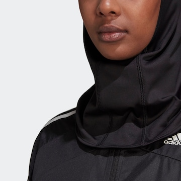 ADIDAS SPORTSWEAR Αθλητικό κασκόλ 'Run Icons 3-Stripes Hijab' σε μαύρο