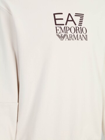 EA7 Emporio Armani Sweatshirt in Beige