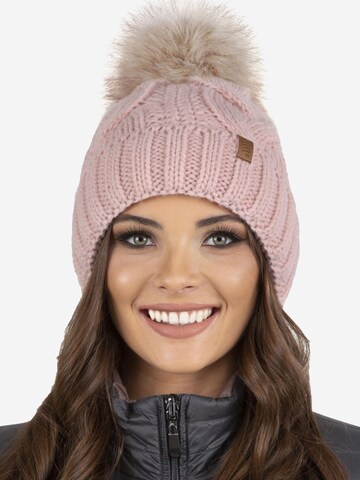 Vivisence Beanie '7014 Set' in Pink