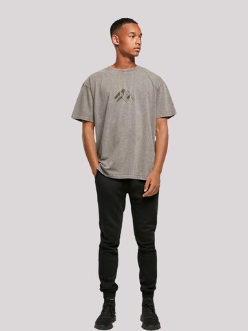 T-Shirt 'Mountain Berg' F4NT4STIC en gris