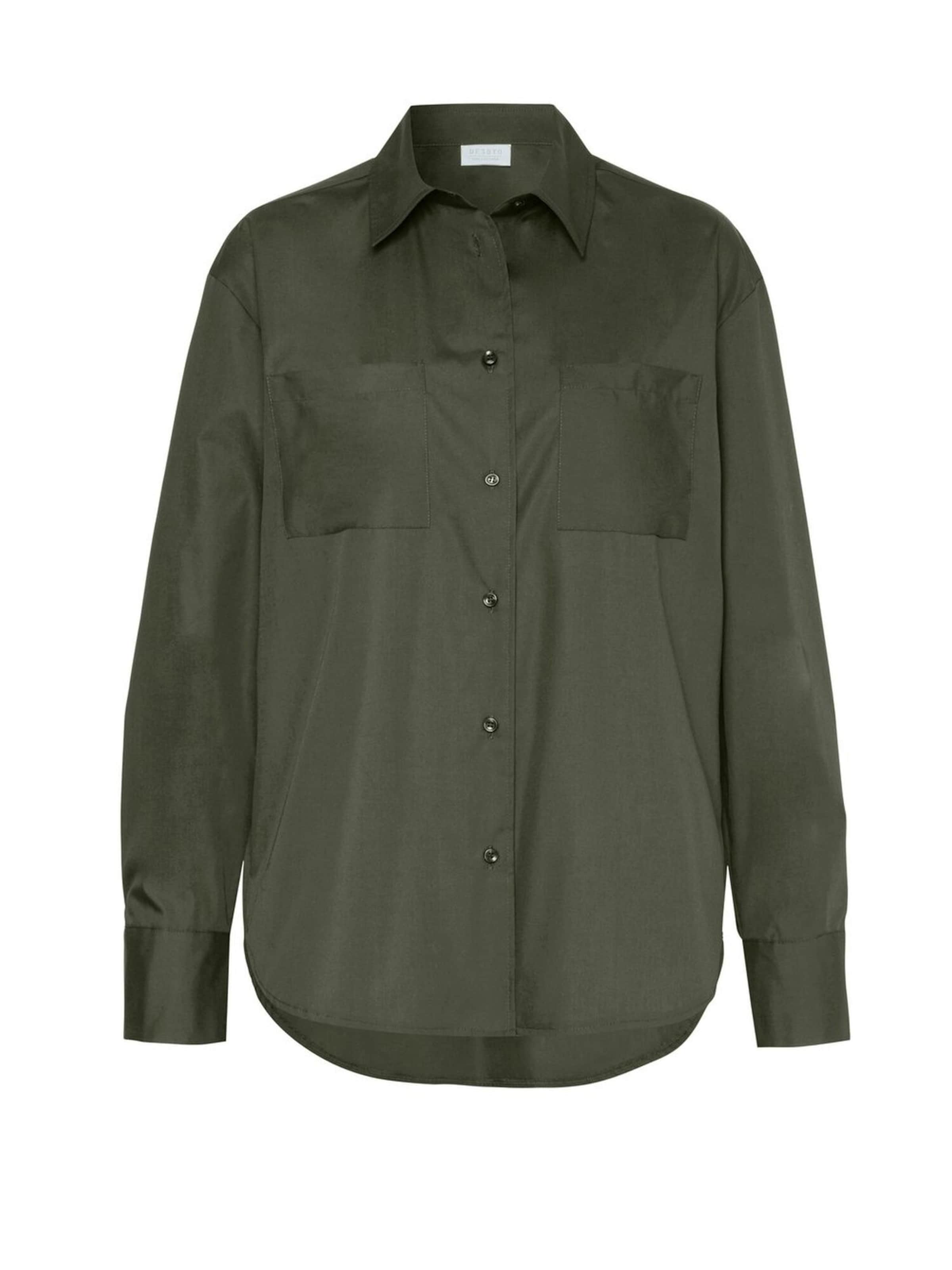 DESOTO Blouse in Green: front