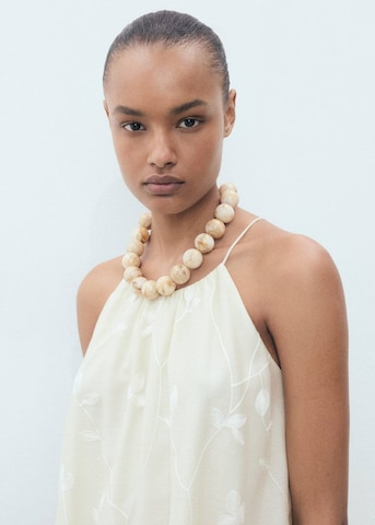 MANGO Summer Dress 'Kania-H' in Beige