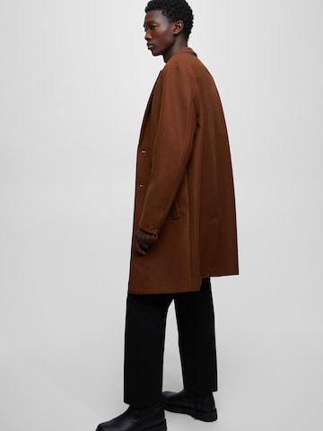 Pull&Bear Between-seasons coat in Brown