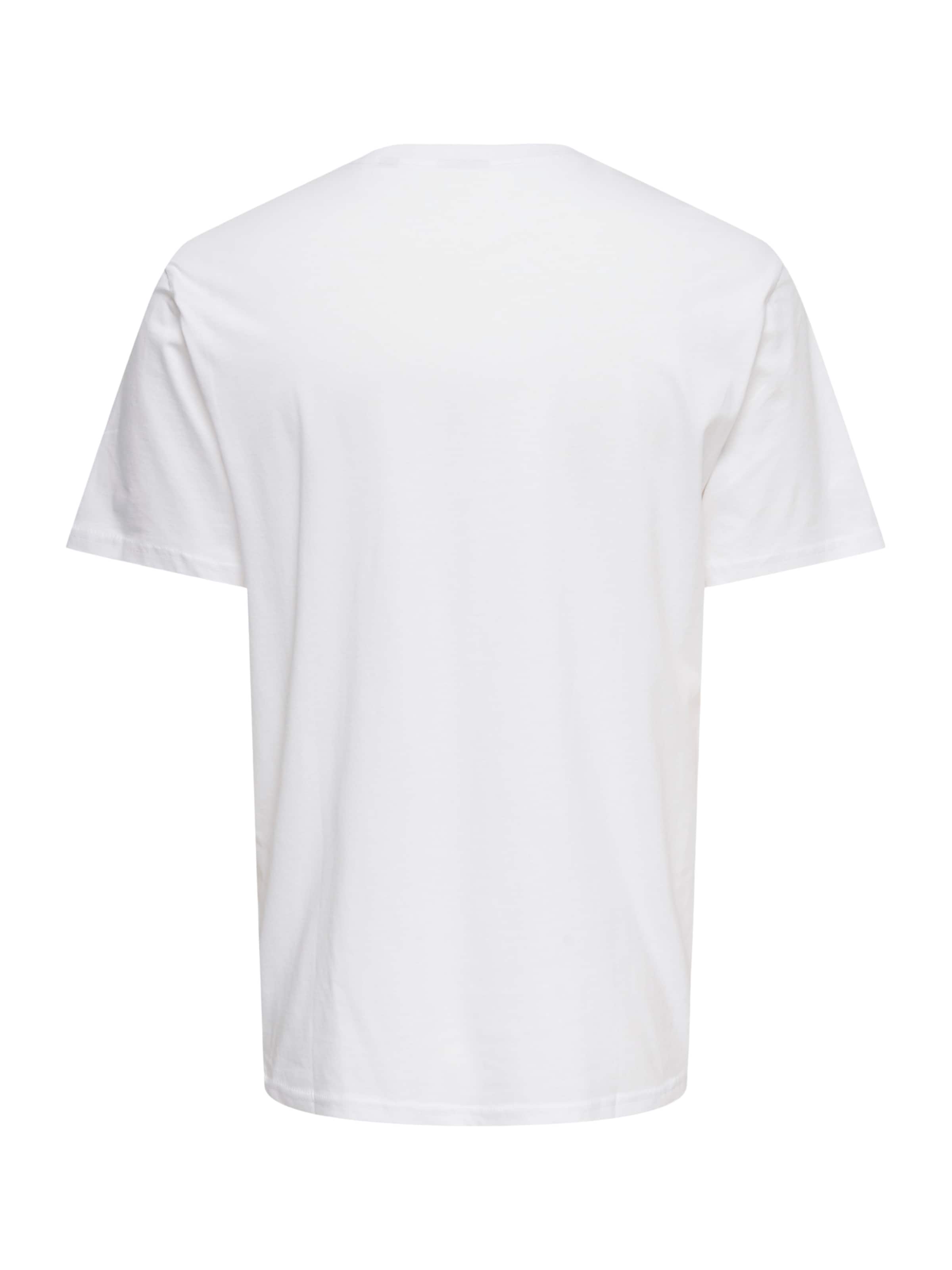 T-Shirt 'ONSMAGDY' Only & Sons en blanc