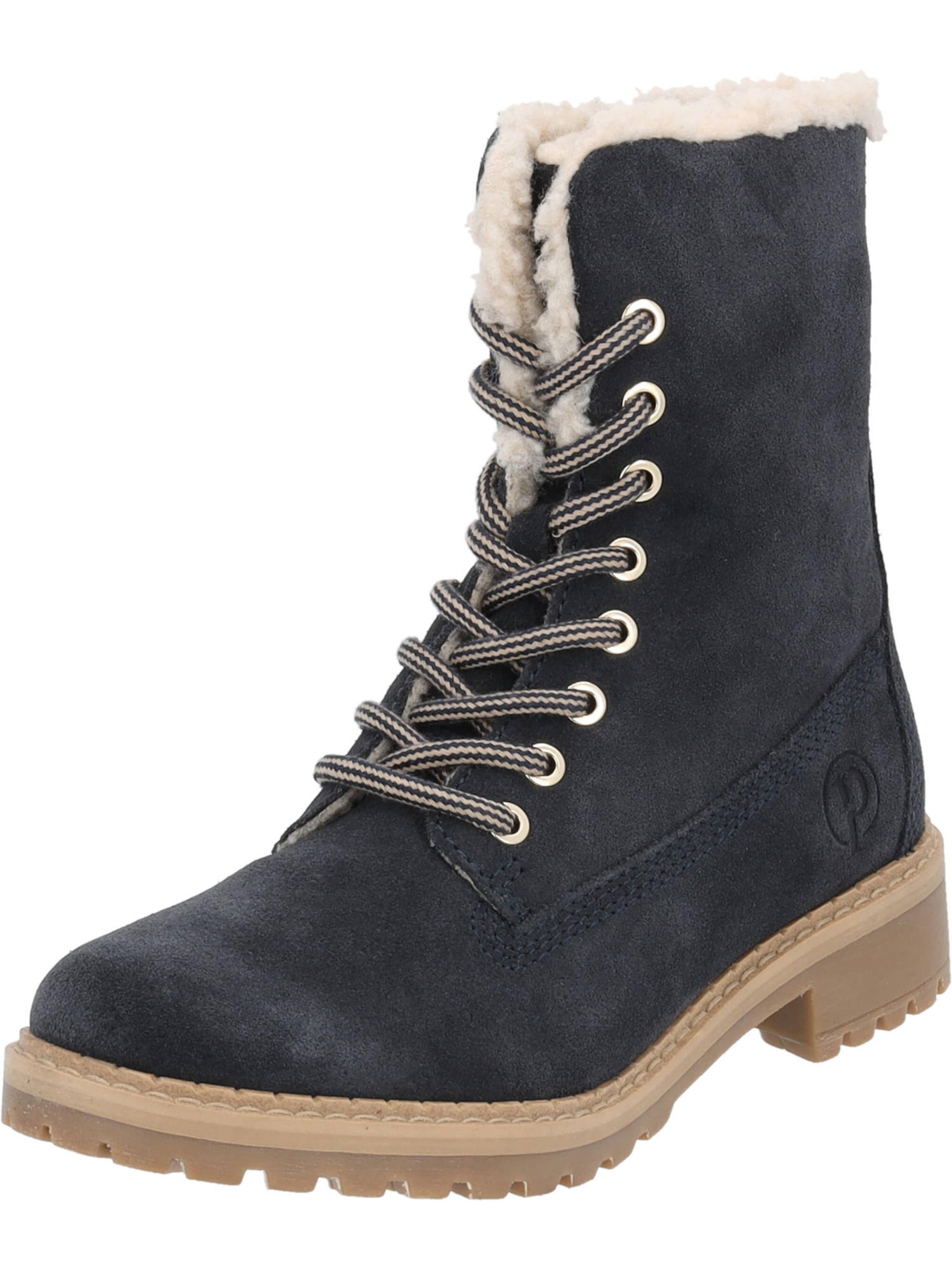 Palado Šněrovací kozačky 'Olib' – modrá: přední strana