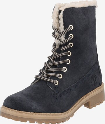 Palado Lace-Up Ankle Boots 'Olib' in Blue: front