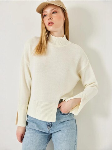 Pull-over Bianco Lucci en beige