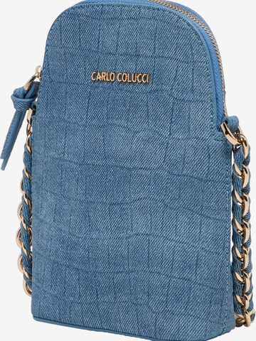 Carlo Colucci Crossbody Bag ' Deval ' in Blue