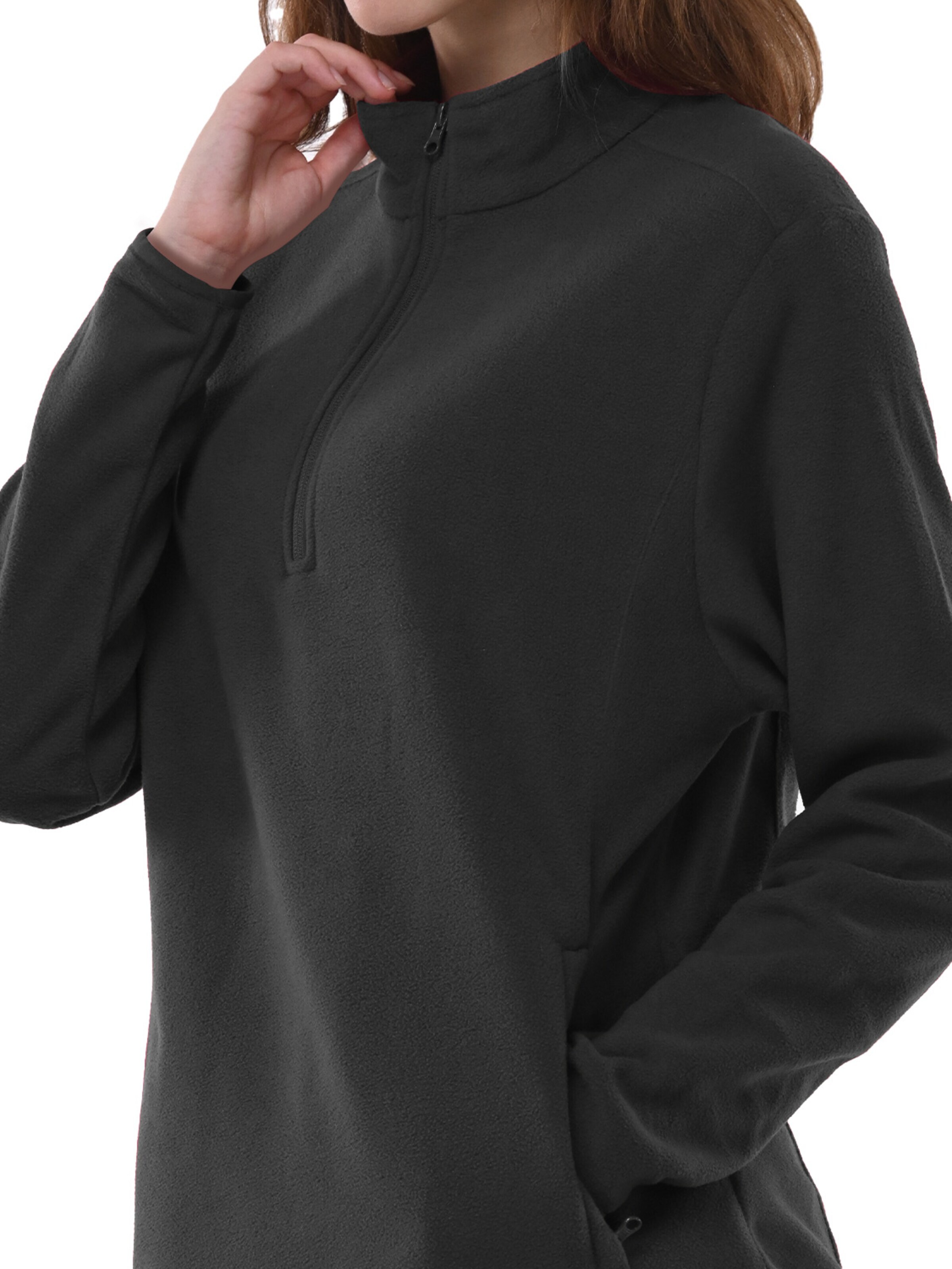 33,000ft Fleecejacke‌‌‌‌‌‌‌‌‌‌ in Schwarz