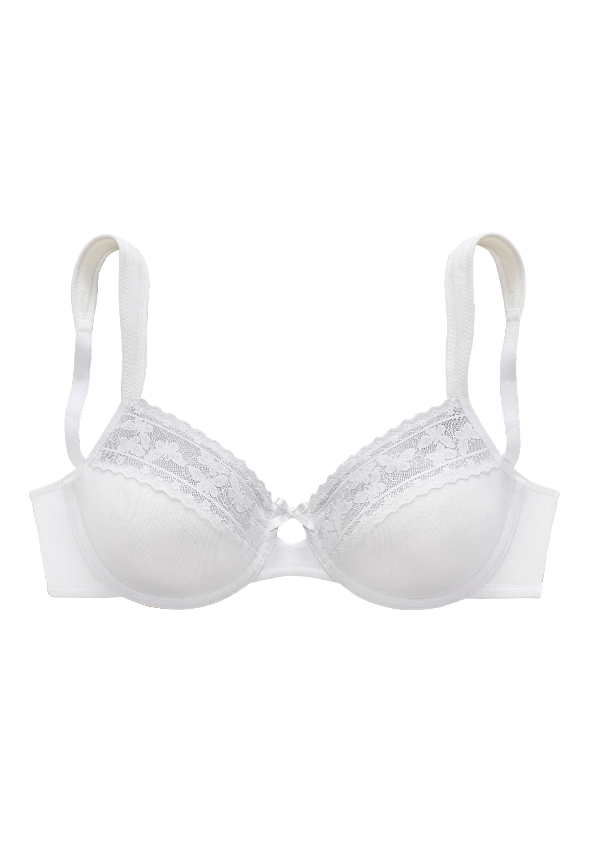 NUANCE Push-up Minimizer i vit: framsida