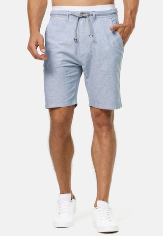 INDICODE JEANS Regular Shorts in Blau: predná strana