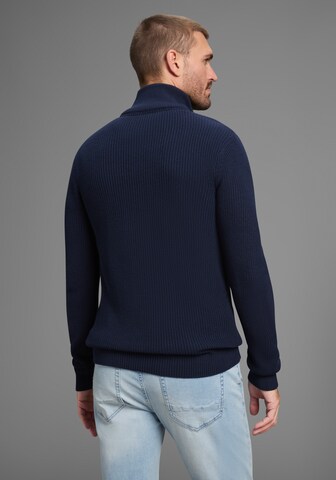 Bruno Banani LM Pullover in Blau