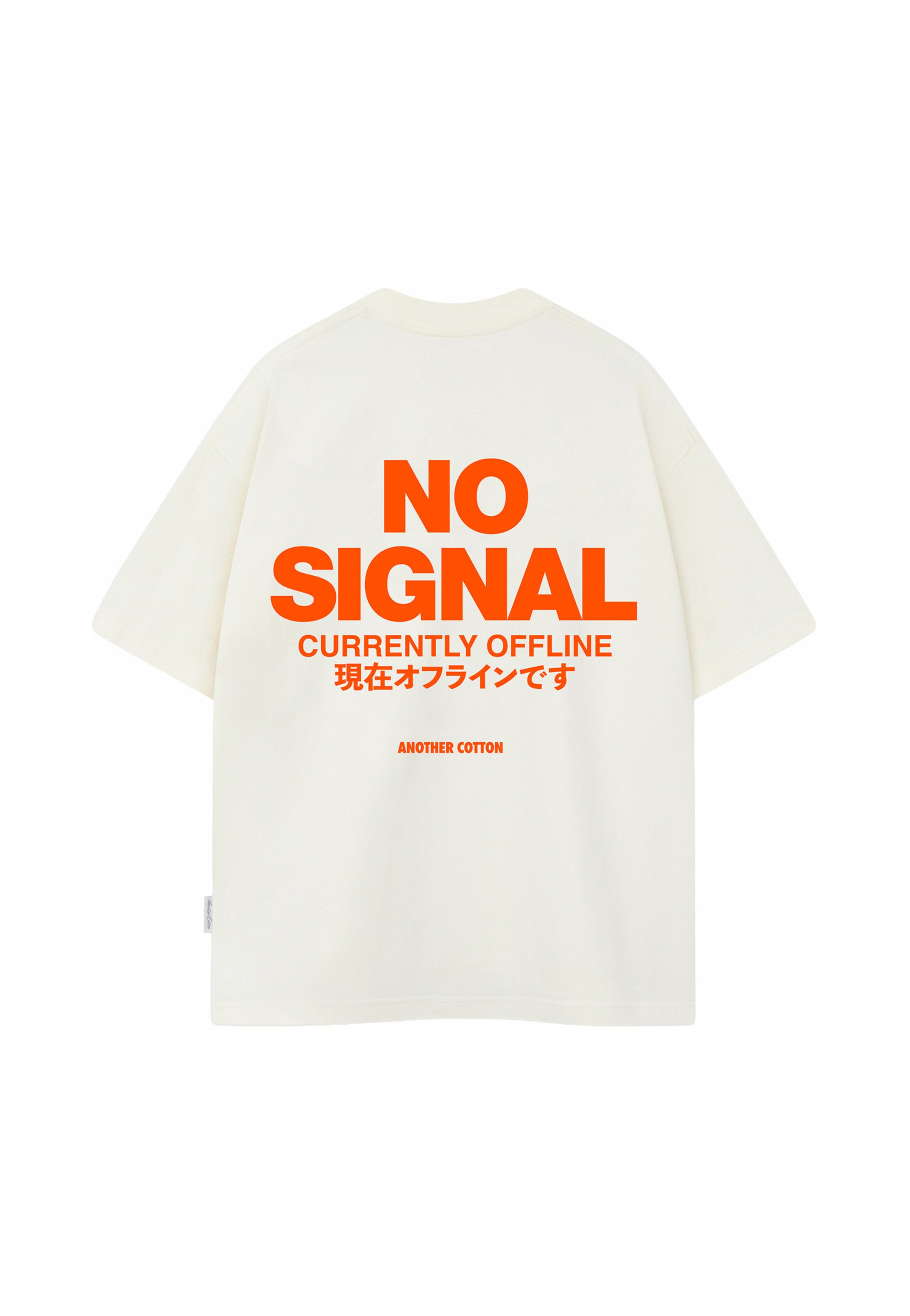 Another Cotton Lab - Camisa 'No Signal' em branco