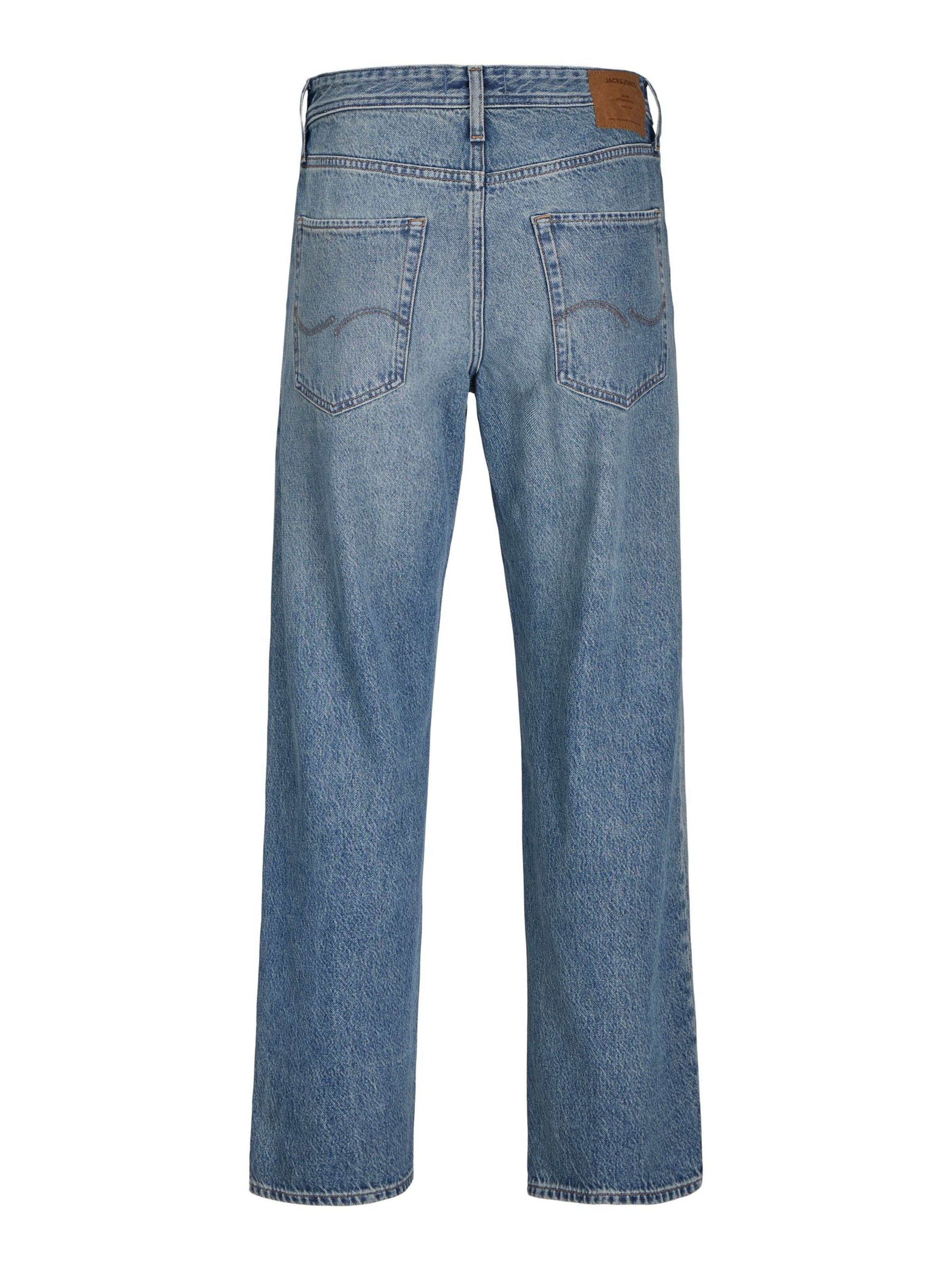 JACK & JONES - Loosefit Calças de ganga 'JJEddie JJOriginal' em azul