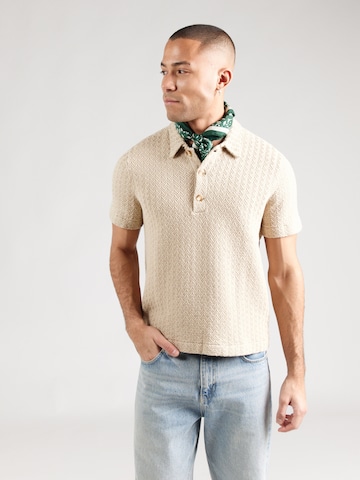 Pull-over Abercrombie & Fitch en marron : devant